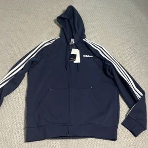 (NWT) Mens Adidas Zip-Up Hoodie